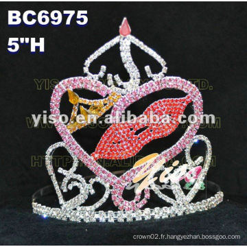 Tiara en strass